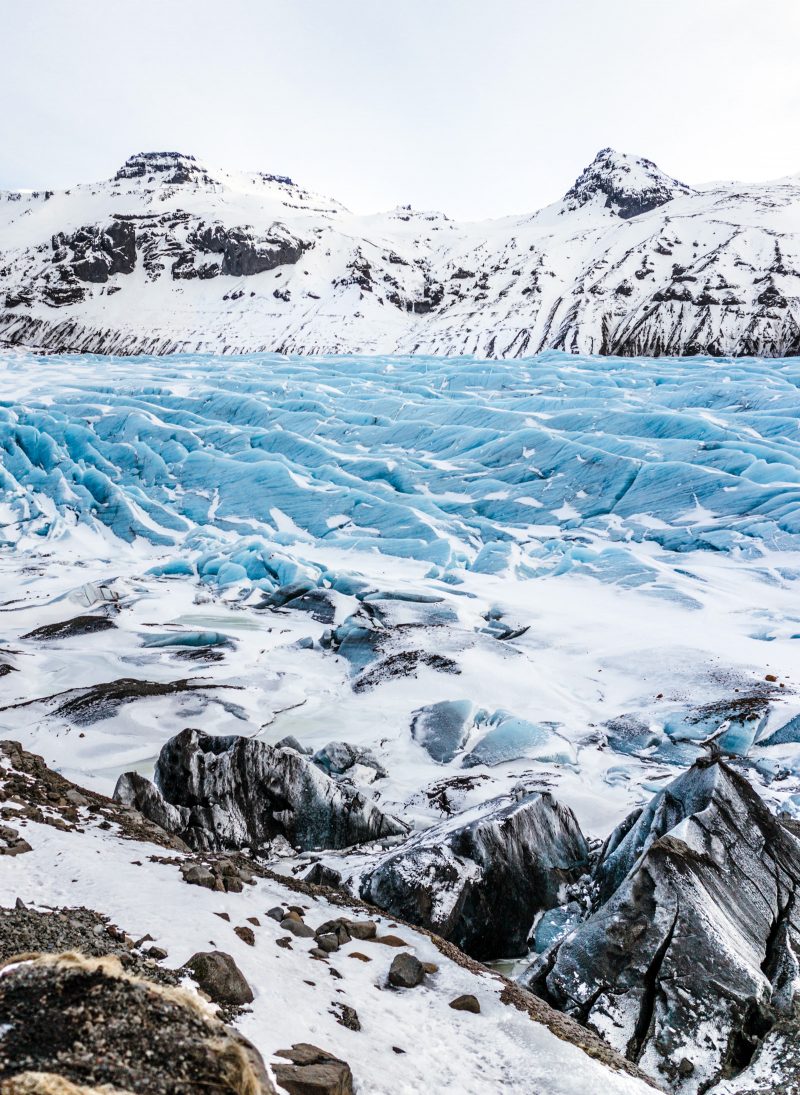 Road trip en Islande en hiver - Glacier Svinafellsjokull