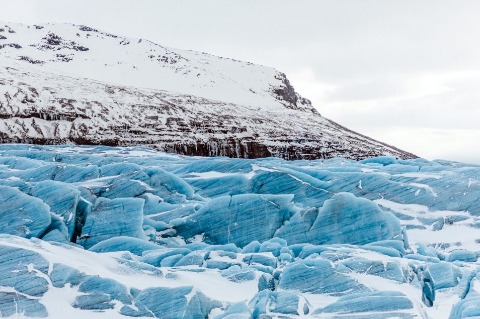 Road trip en Islande en hiver - Glacier Svinafellsjokull