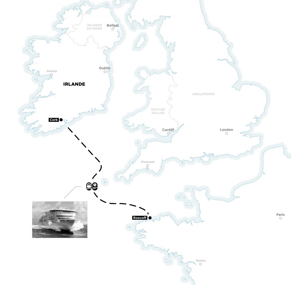 Ferry pour l'Irlande - Brittany Ferries