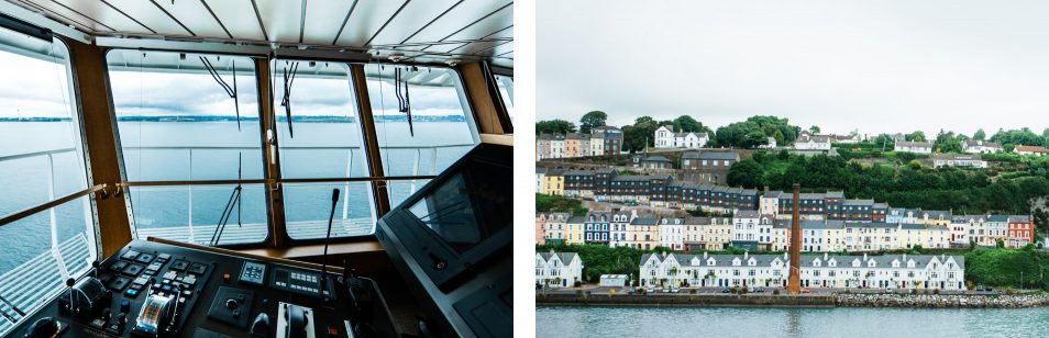 Ferry pour l'Irlande - Brittany Ferries, passerelle Pont-Aven