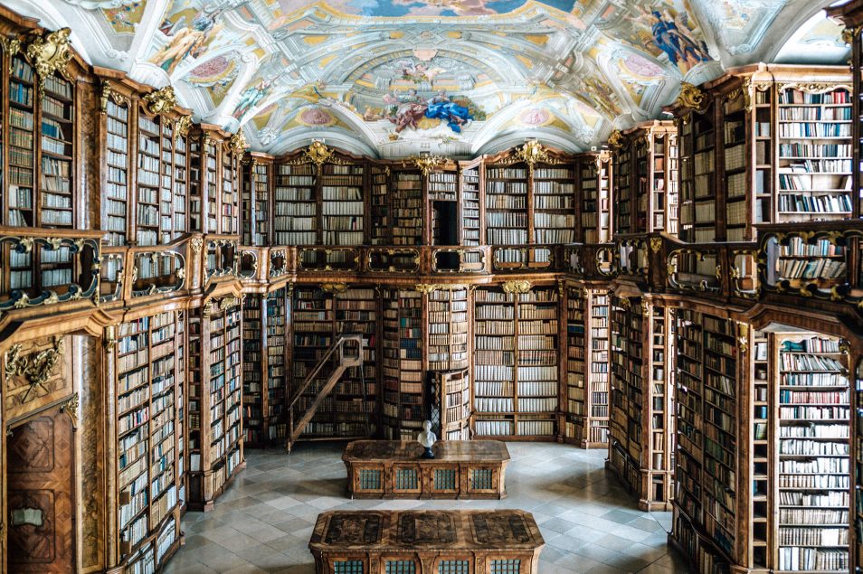 Visiter l'Autriche - La superbe bibliothèque St Florian