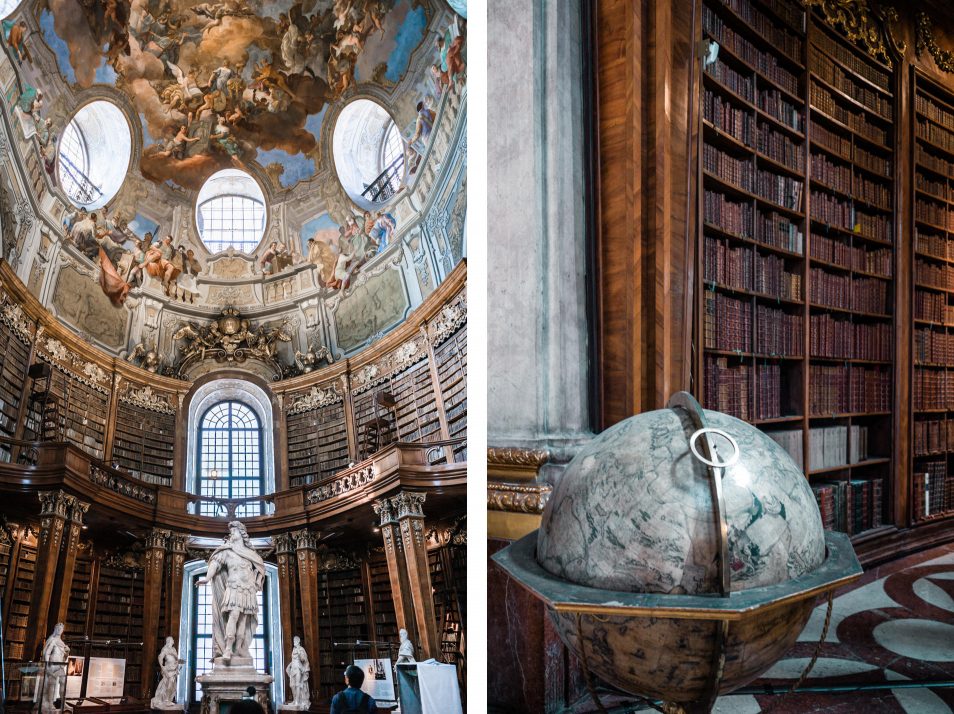 Visiter Vienne : la Bibliotheque Nationale d'Autriche