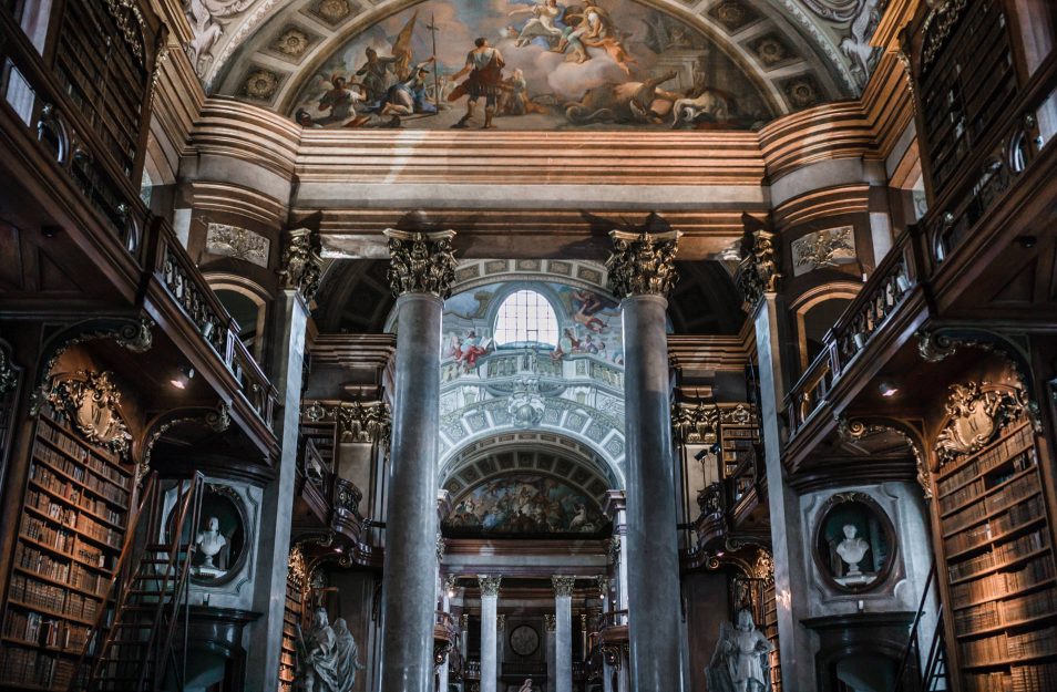 Visiter Vienne : la Bibliotheque Nationale d'Autriche