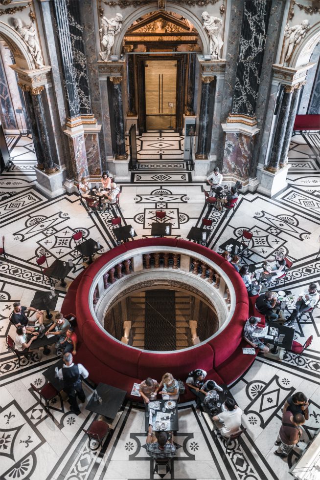 Vsiter Vienne : Cafe du Musee d'histoire de l'Art