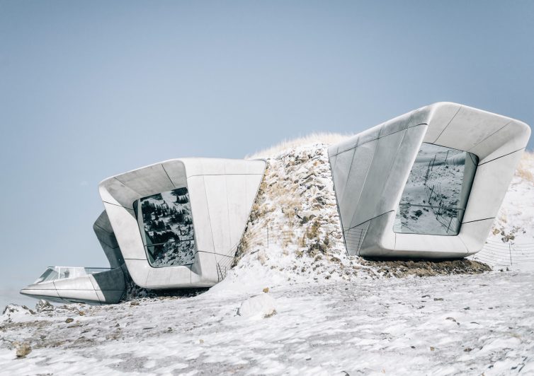 Dolomites Road Trip Italie Messner Mountain Museum Corones Exterieur