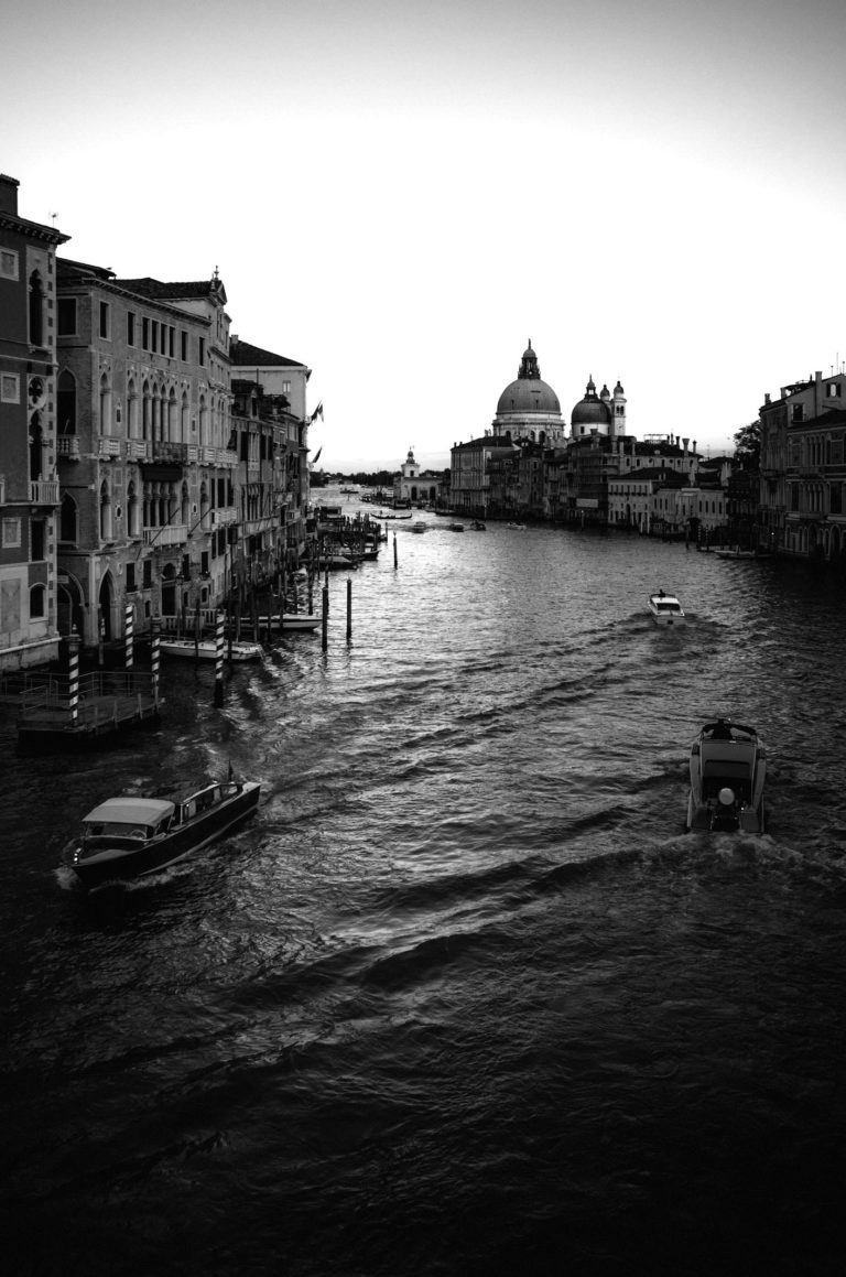 Venise Photographie Noir et Blanc